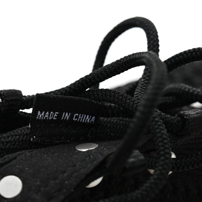 Jimmy Choo Veles Knit Pearly Lace Up Sneaker 40 Black 7 of 9