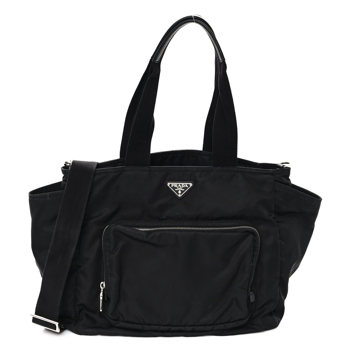 Prada Tessuto Nylon Vela Diaper Bag Black 1 of 12