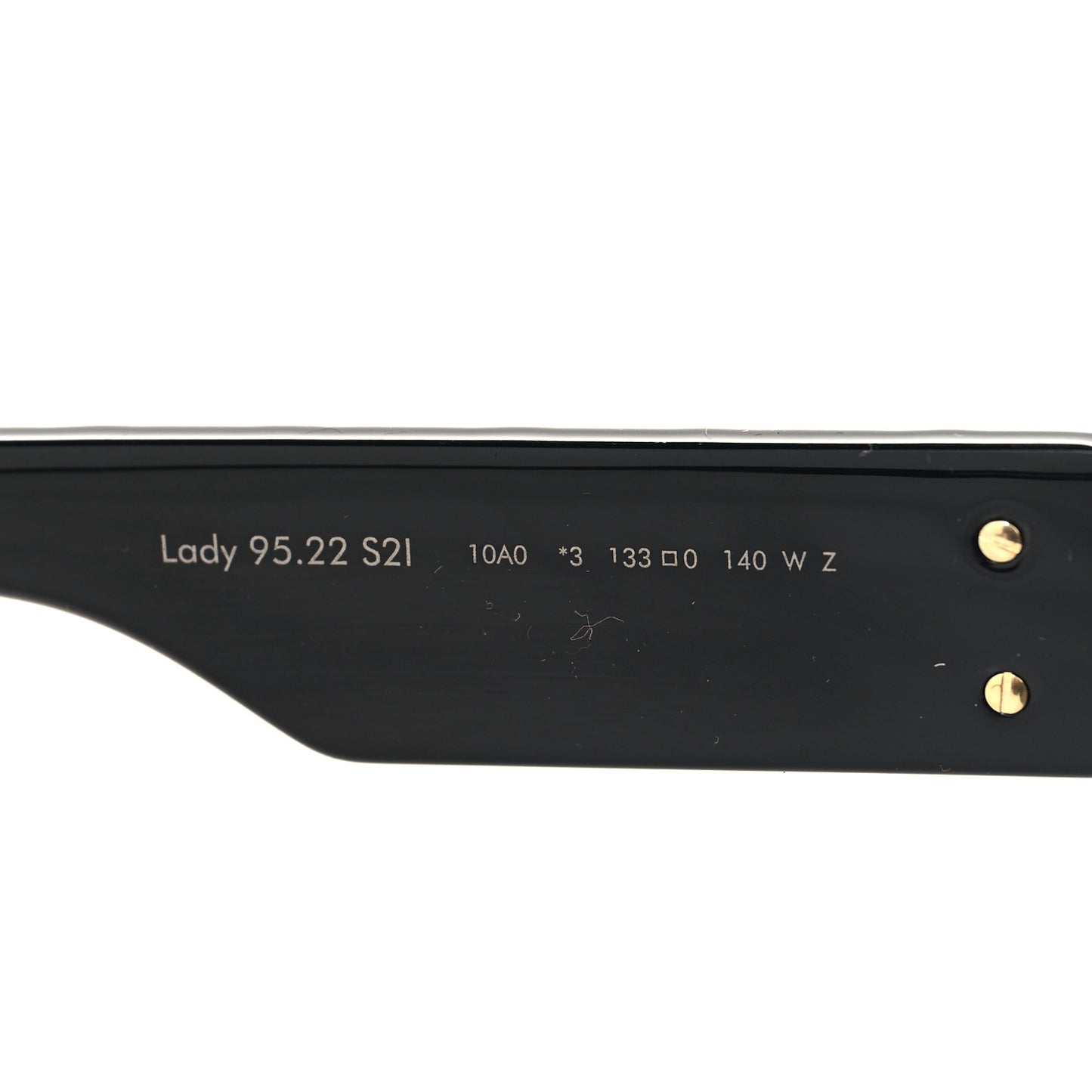 Acetate Cannage Lady 95.22 S21 Sunglasses Black