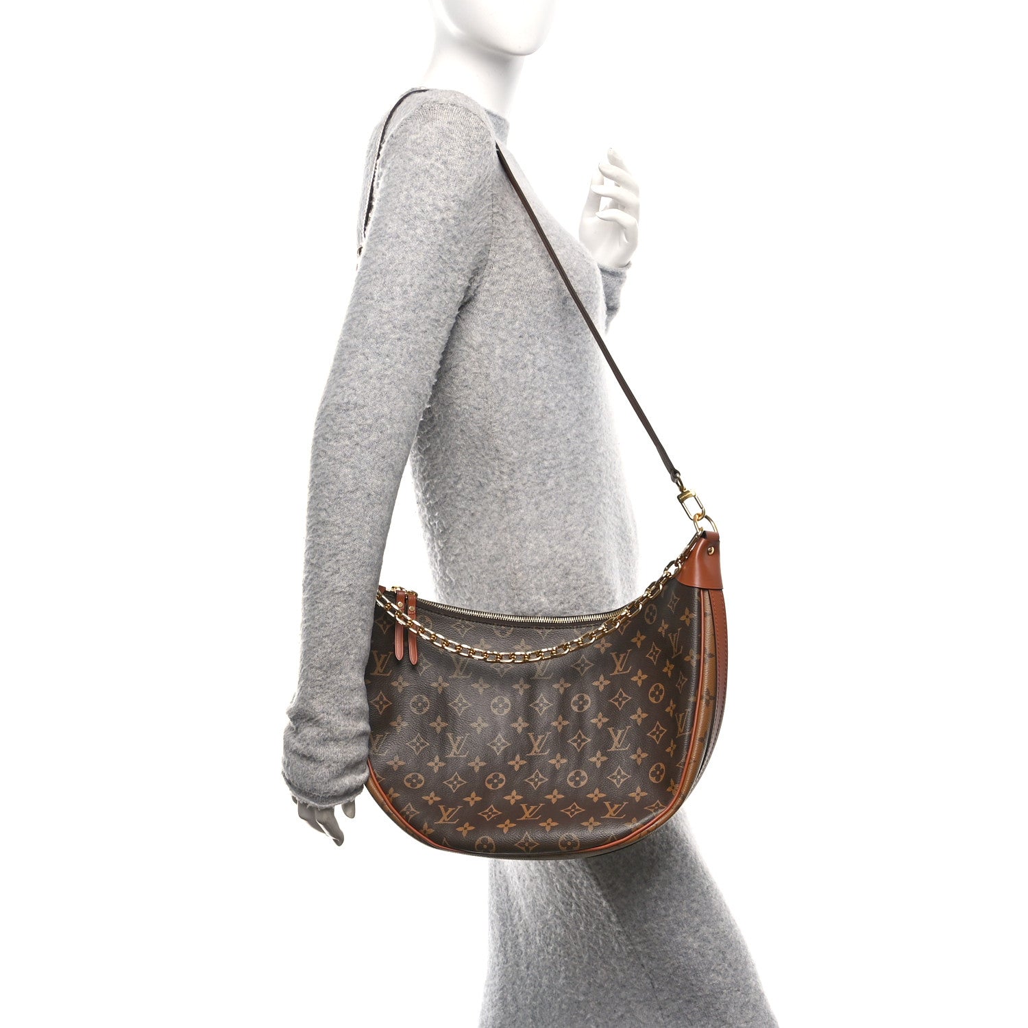 Louis Vuitton Reverse Monogram Loop Hobo 2 of 9