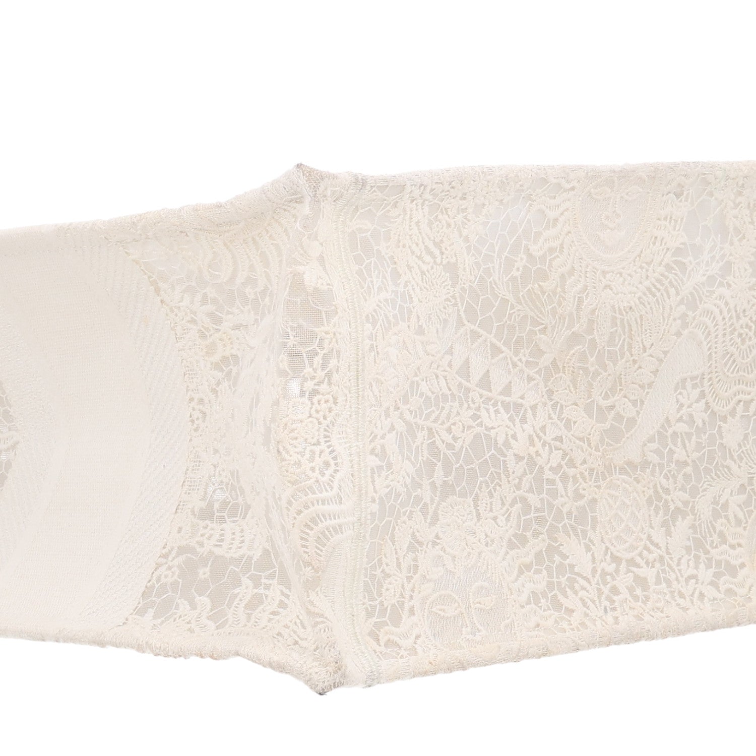 Christian Dior Embroidered 3D Macrame D-Lace Butterfly Medium Book Tote White 8 of 9