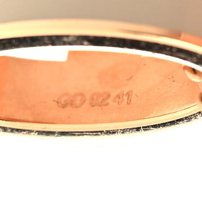Hermes Lacquered Rose Gold Pop H Pendant Necklace Marron Glace 6 of 6