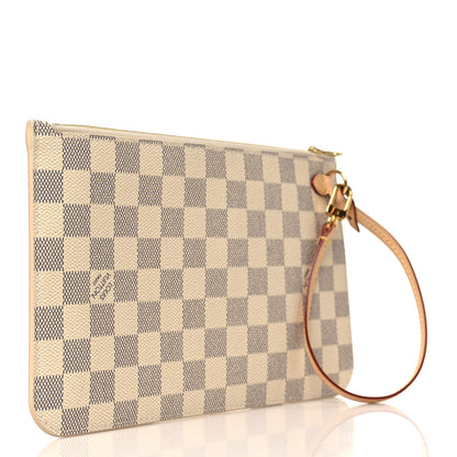 Louis Vuitton Damier Azur Neverfull MM GM Pochette 3 of 6