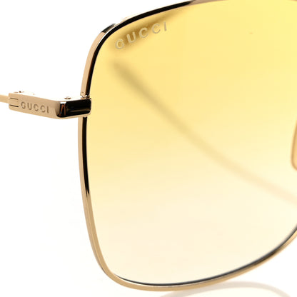 Gucci Metal Round Frame Sunglasses GG1030SK Gold 8 of 8