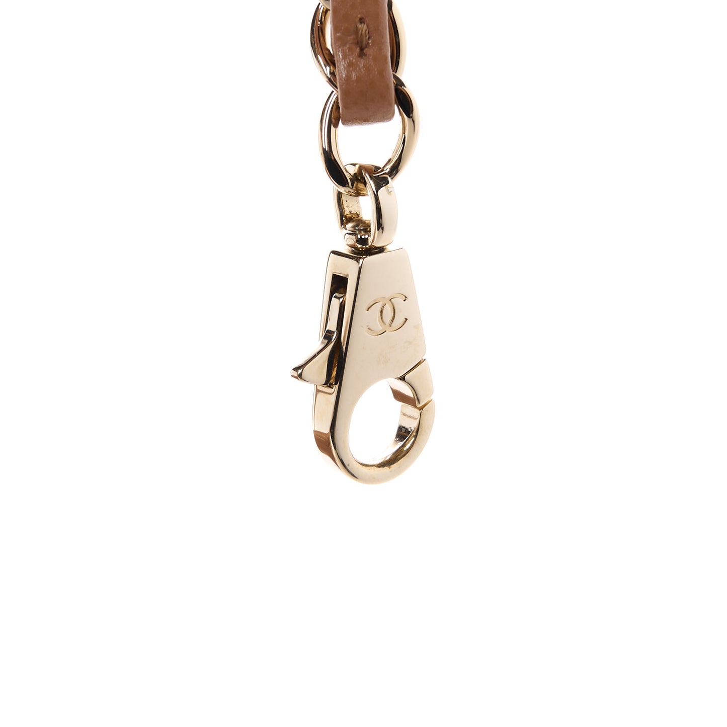 Caviar Quilted Lizard Embossed Small Coco Handle Flap Brown