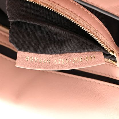 Fendi Nappa FF 1974 Embossed Baguette Rosa Bourbon 7 of 11