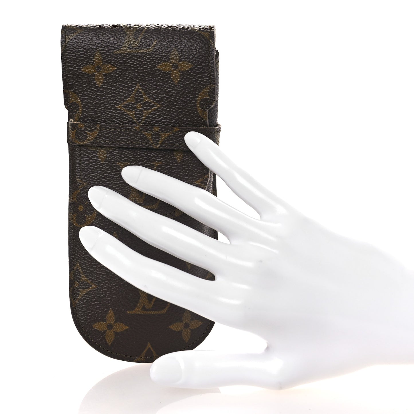Monogram Glasses Sunglasses Case w Flap