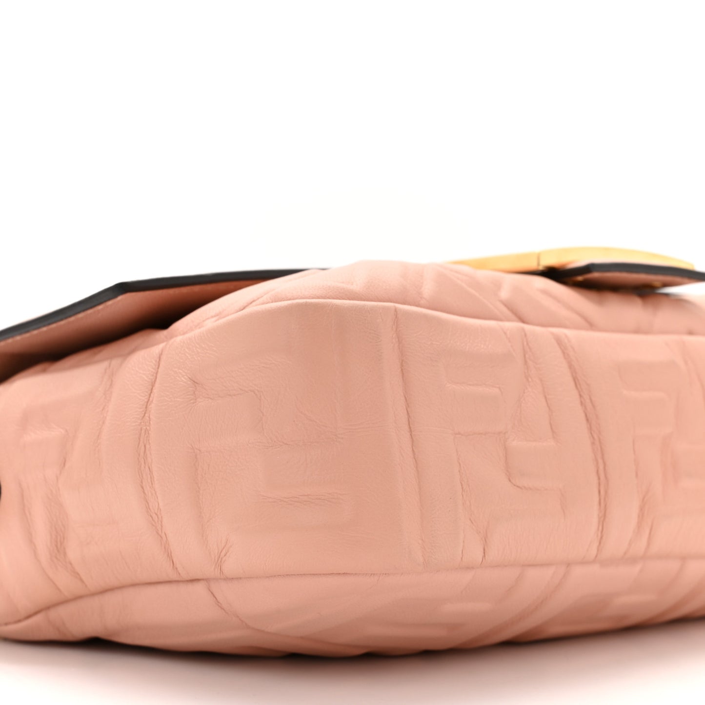 Nappa FF 1974 Embossed Baguette Rosa Bourbon