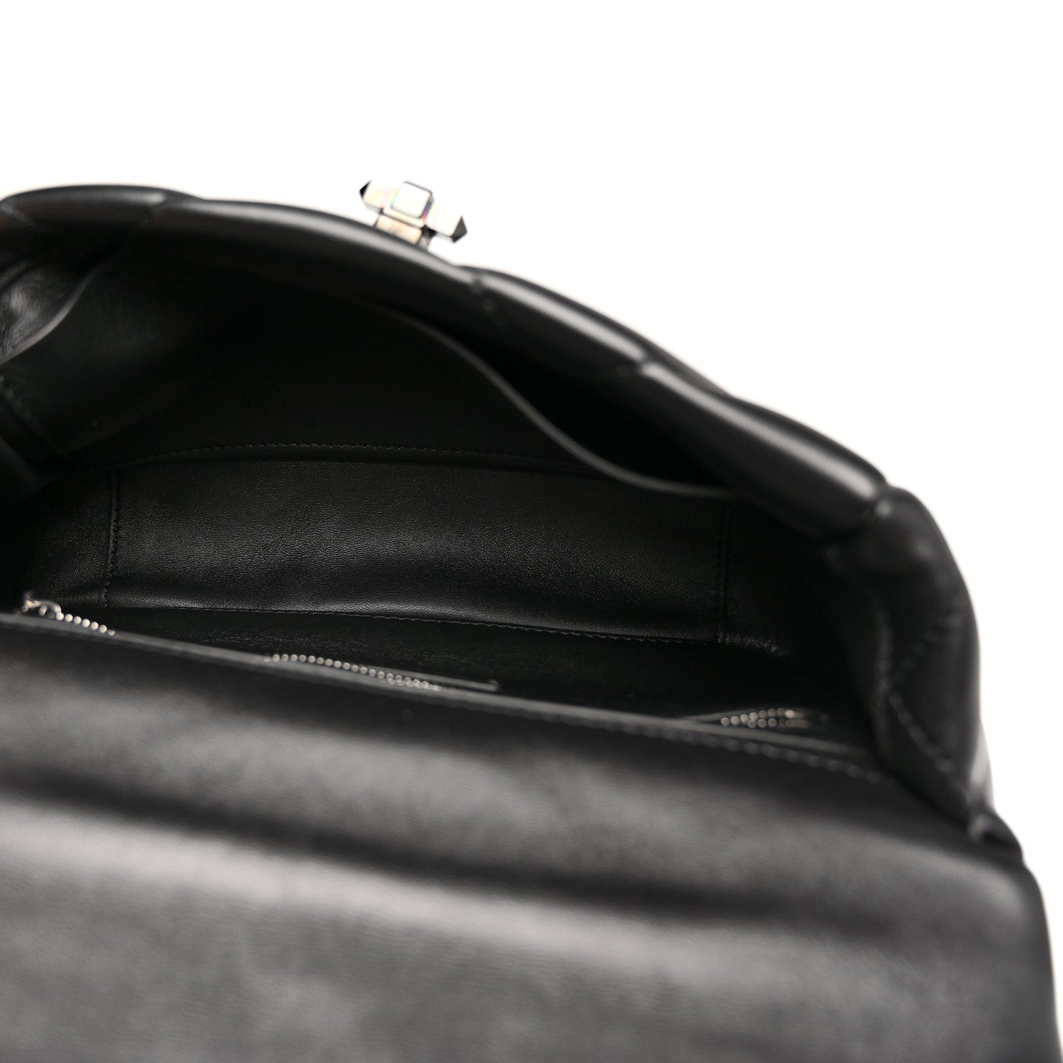 Valentino Garavani Nappa Monochrome Medium Roman Stud Shoulder Bag Black 5 of 9