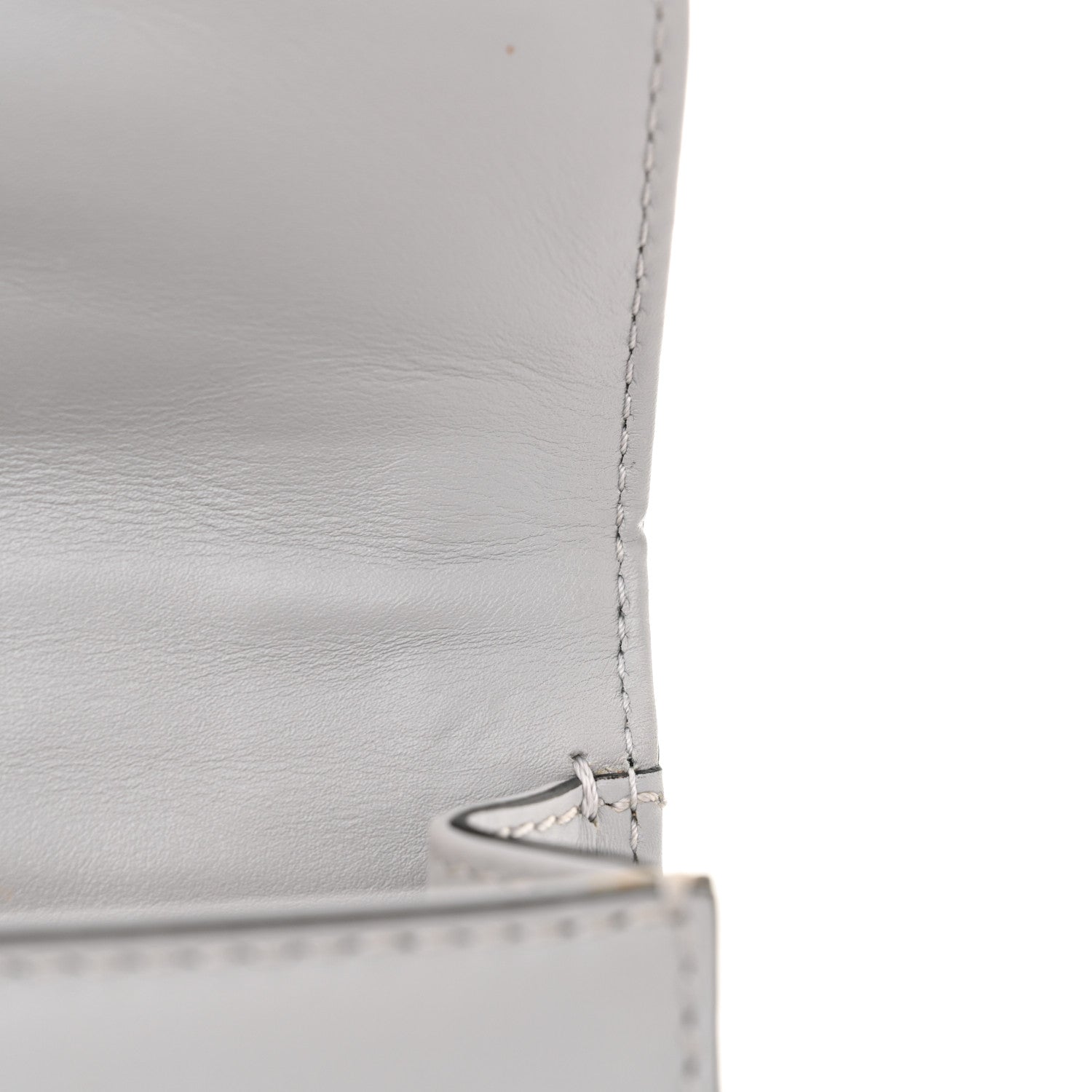 Valentino Garavani Vitello Mini Glam Lock Rockstud Flap Pastel Grey 12 of 14
