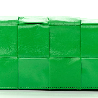 Bottega Veneta Paper Calfskin Intreccio Cassette Belt Bag Parakeet 8 of 13
