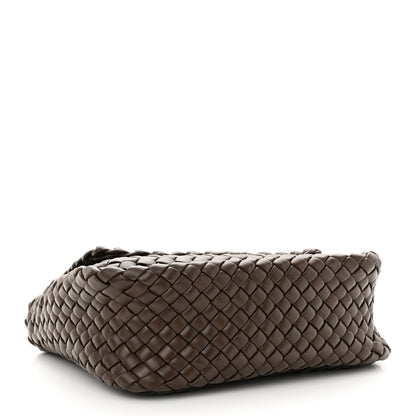 Bottega Veneta Nappa Intreccicio Padded Cobble Shoulder Bag Light Brown 4 of 12