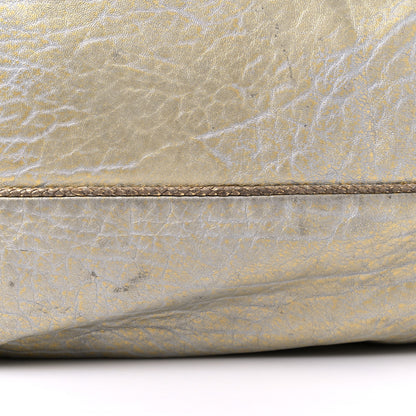 Fendi Nappa Nuvolata Bimetal Spy Oro Argento 15 of 16