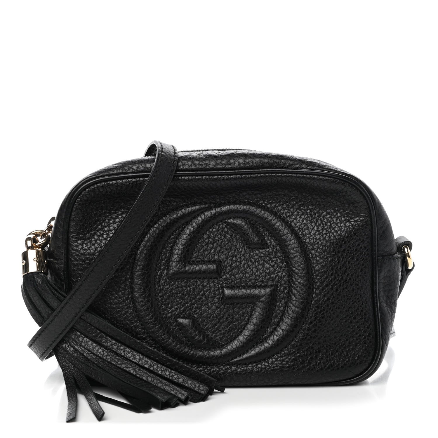 Gucci Pebbled Calfskin Small Soho Disco Bag Black 1 of 9