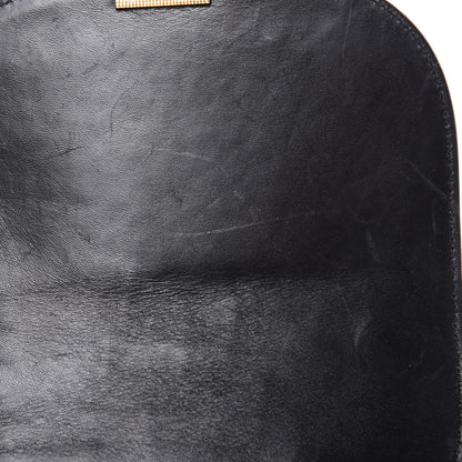 MCM Calfskin Quilted Studded Backpack Black 7 of 12