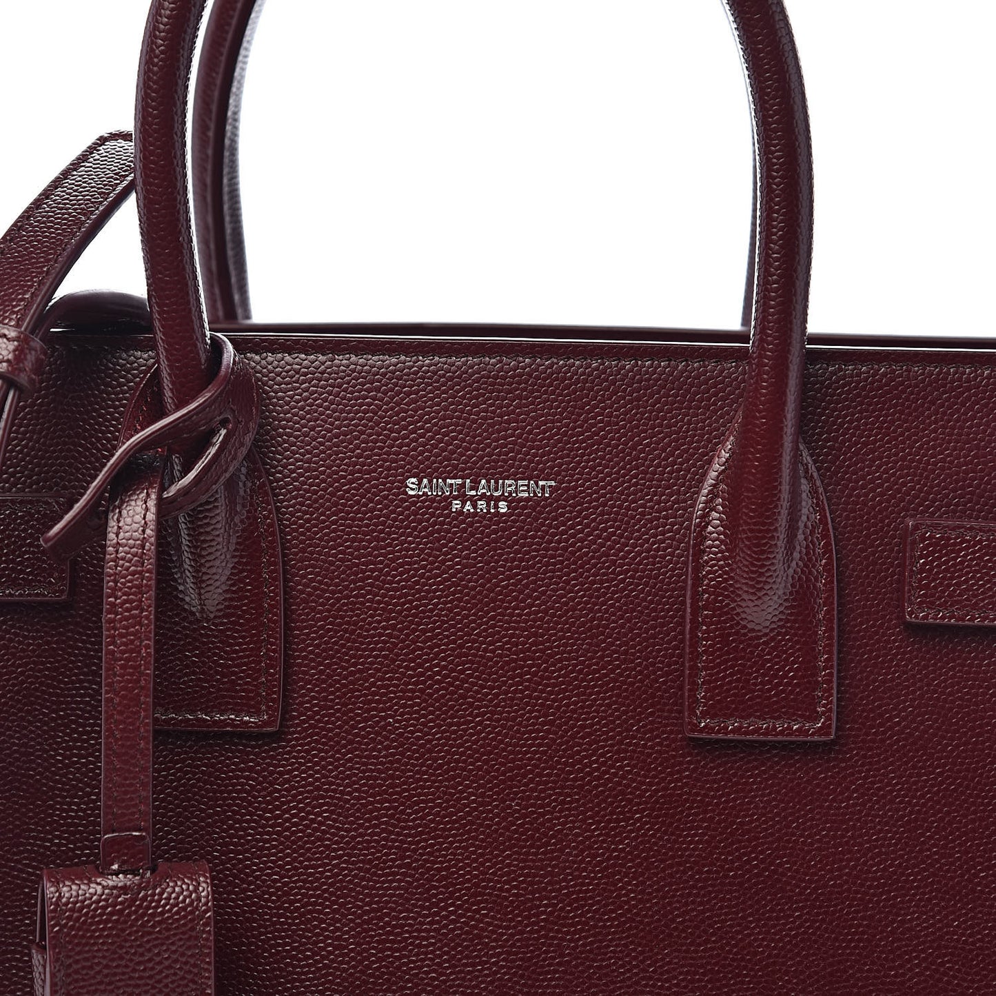 Grained Calfskin Small Sac De Jour Bag Rouge Legion