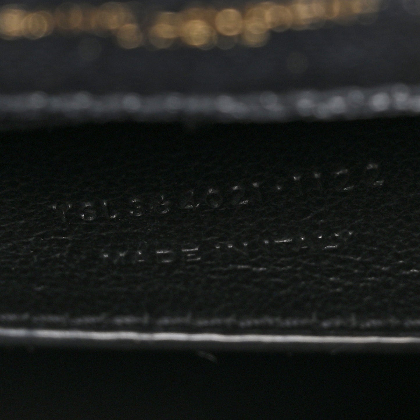 Grain De Poudre Medium Classic Monogram Kate Satchel Black