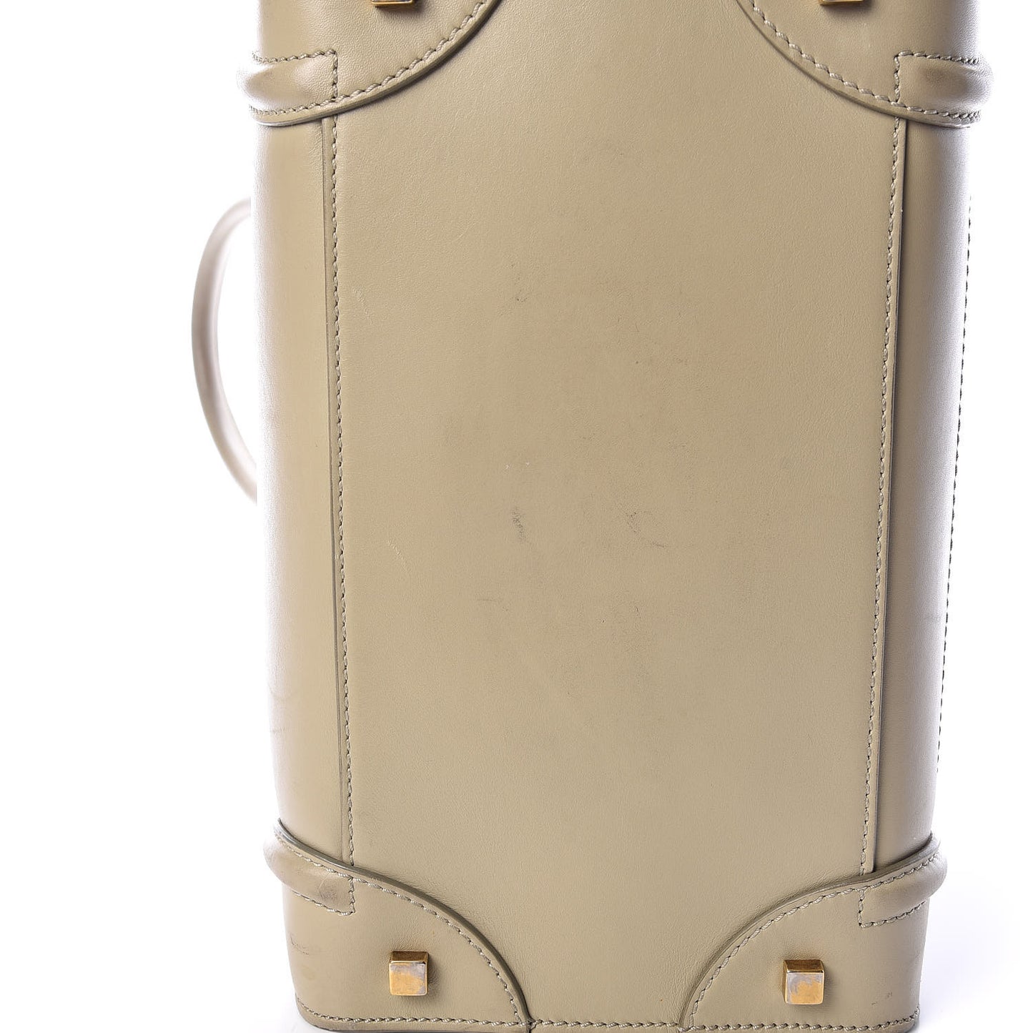 Smooth Calfskin Mini Luggage Light Grey
