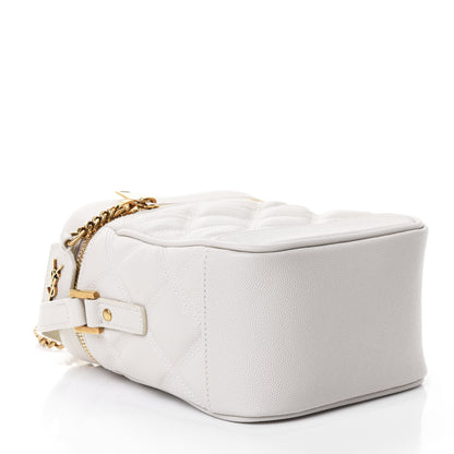 Saint Laurent Grain de Poudre Quilted 80's Vanity Bag Crema Soft 3 of 4