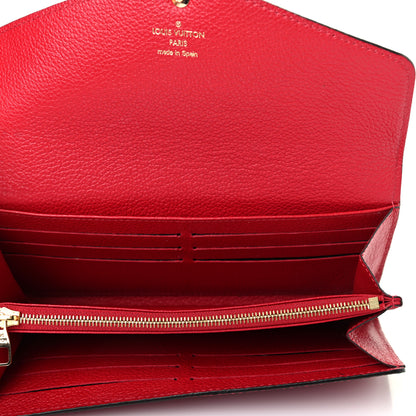 Louis Vuitton Empreinte Sarah Wallet NM Cherry 5 of 10