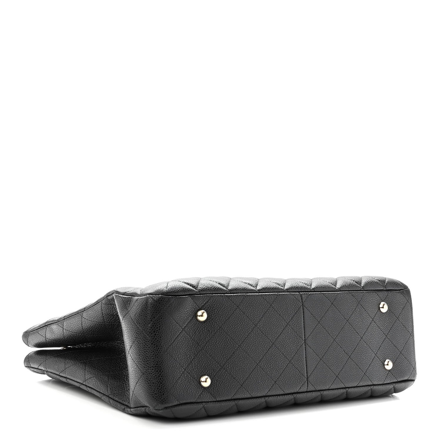 Chanel Caviar Quilted Large Shopping Tote Black 4 of 10