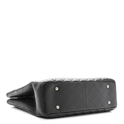 Chanel Caviar Quilted Large Shopping Tote Black 4 of 10