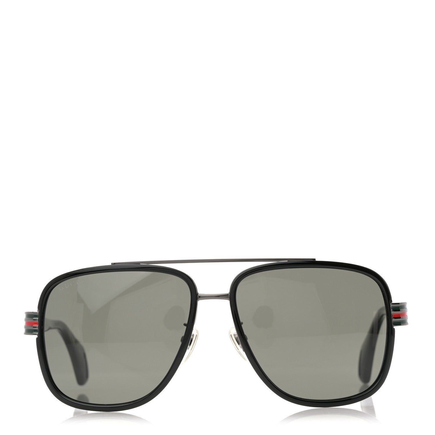 Gucci Acetate Aviator Sunglasses GG0448S Black 2 of 8