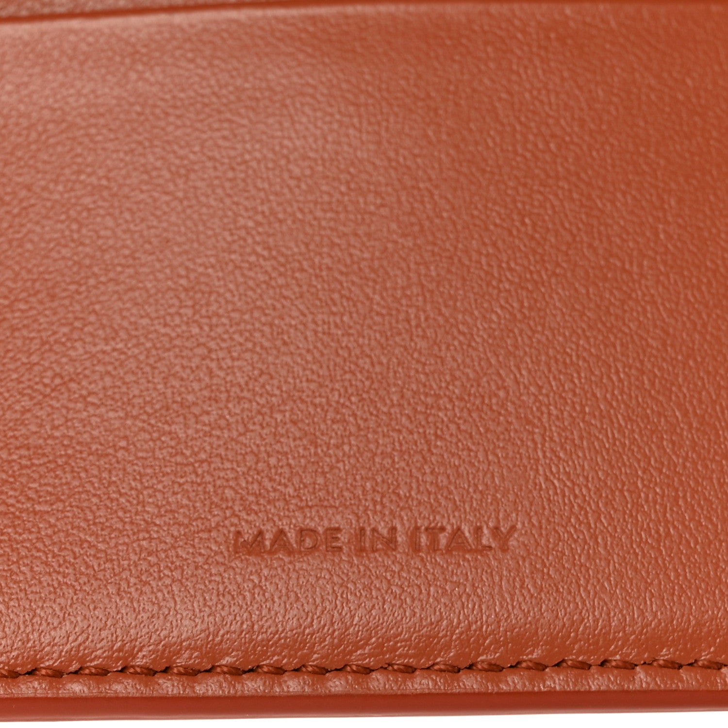 Celine Calfskin Compact Triomphe Wallet With Coin Purse Tan 6 of 8