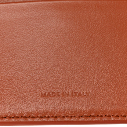 Celine Calfskin Compact Triomphe Wallet With Coin Purse Tan 6 of 8