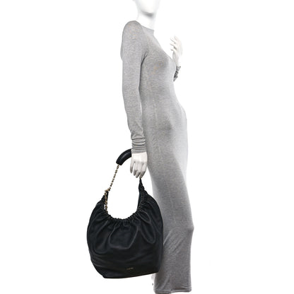 Loewe Buttery Nappa Lambskin Medium Squeeze Bag Black 2 of 9