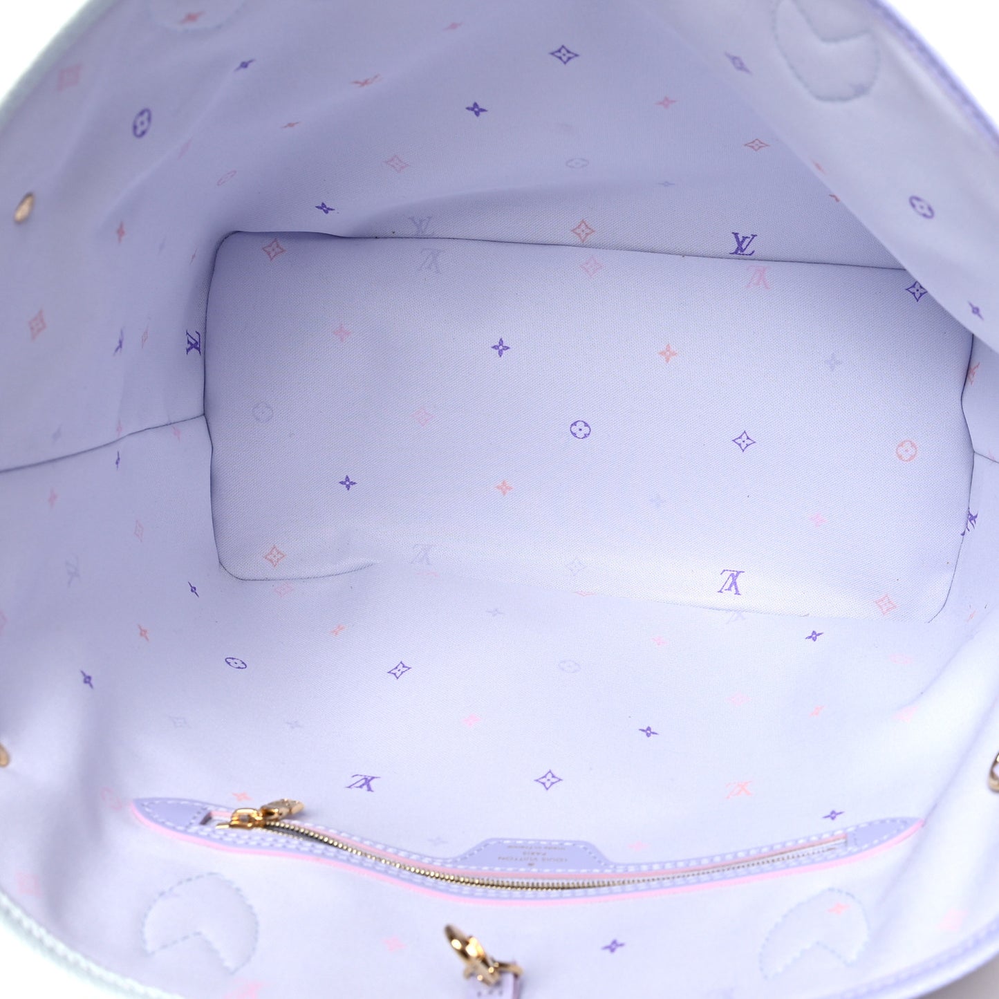 Monogram Giant Spring In The City Neverfull MM Sunrise Pastel