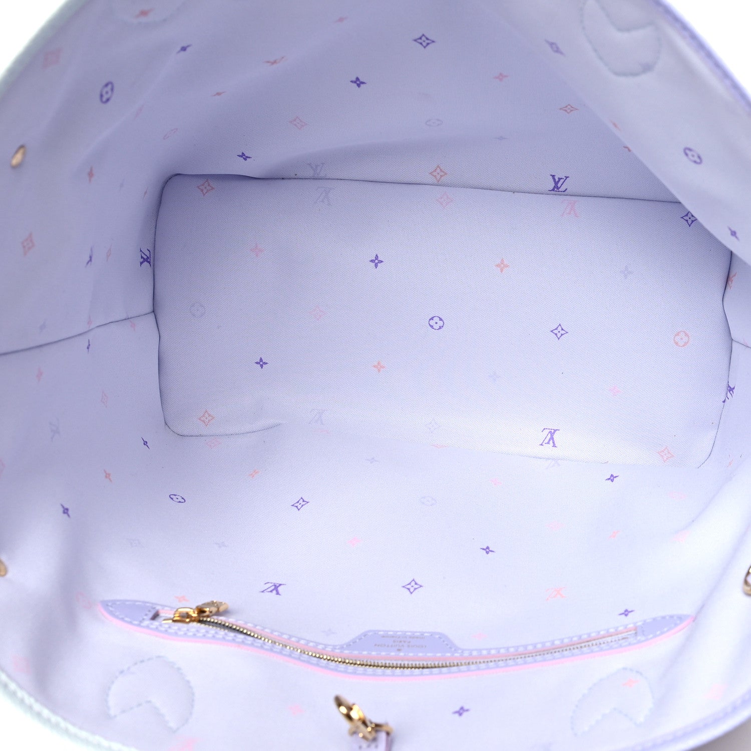 Louis Vuitton Monogram Giant Spring In The City Neverfull MM Sunrise Pastel 5 of 9