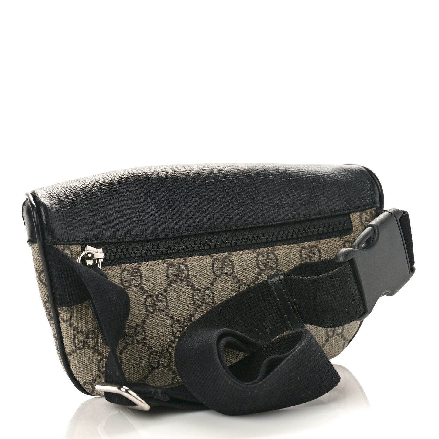 GG Supreme Monogram Belt Bag Black