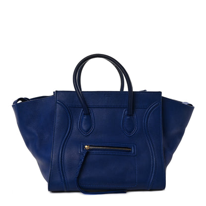 Celine Supple Calfskin Medium Phantom Luggage Indigo 1 of 12