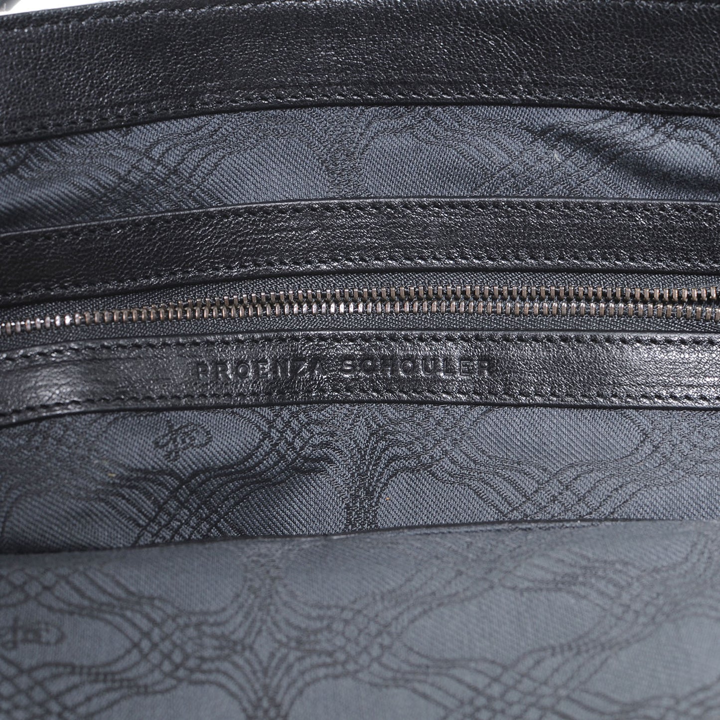 Canvas and Python Embossed Leather PS1 Small Keep All
