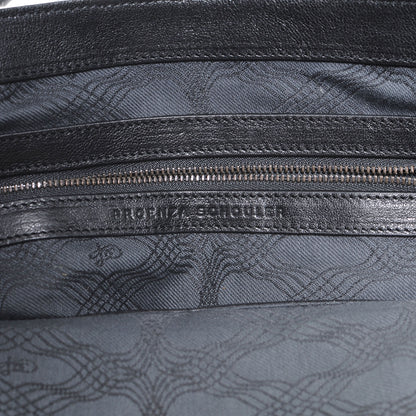 Proenza Schouler Canvas and Python Embossed Leather PS1 Small Keep All 7 of 7