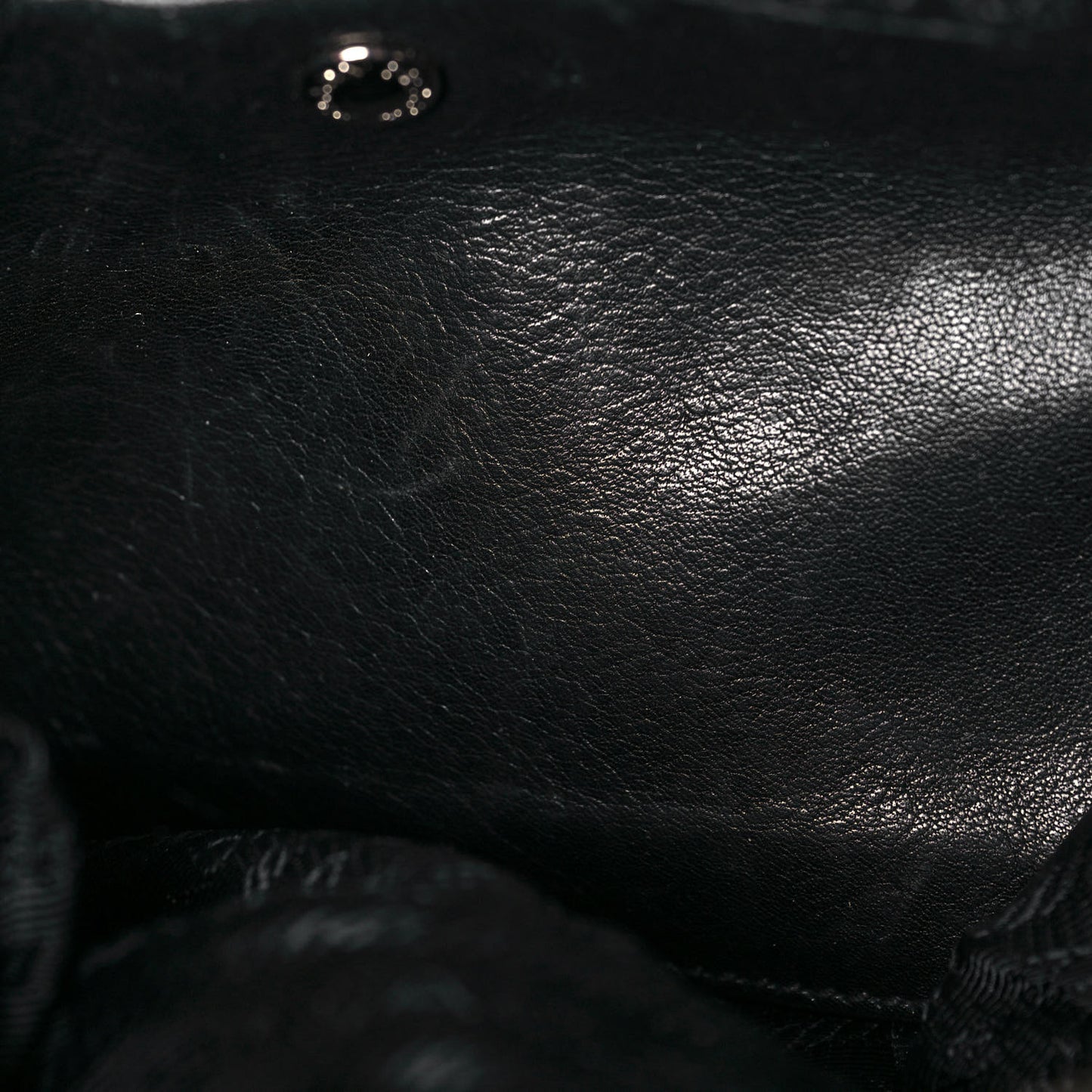 Soft Calfskin Pleated Hobo Black