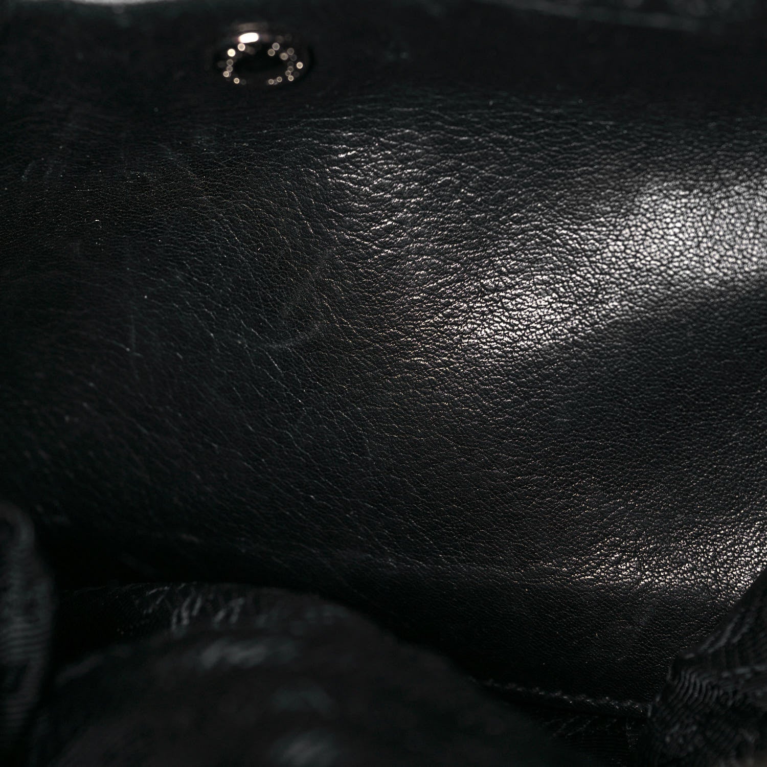 Prada Soft Calfskin Pleated Hobo Black 11 of 12