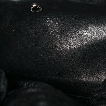 Prada Soft Calfskin Pleated Hobo Black 11 of 12