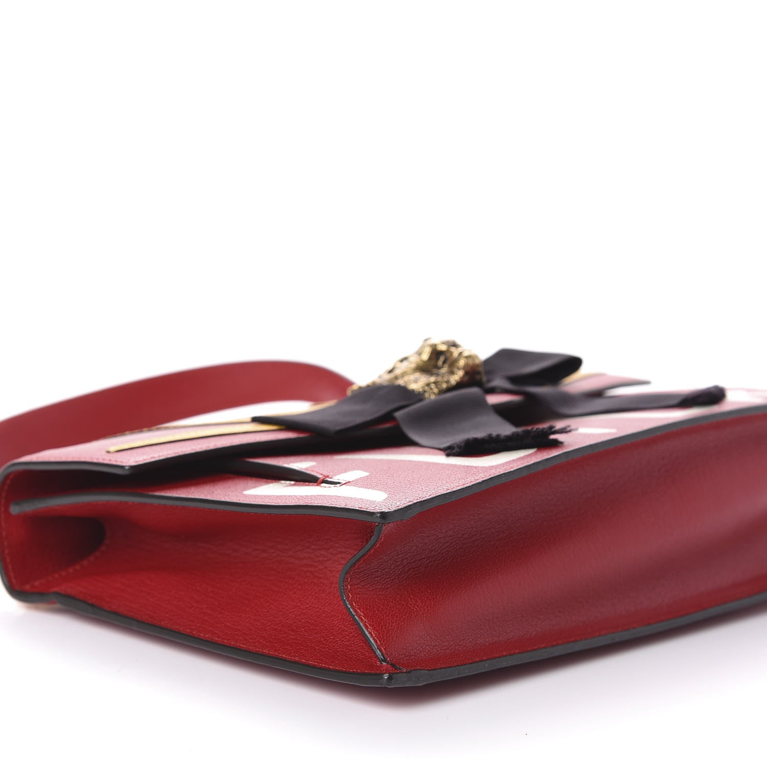 Gucci Calfskin Osiride Future Top Handle Bag Red 6 of 12