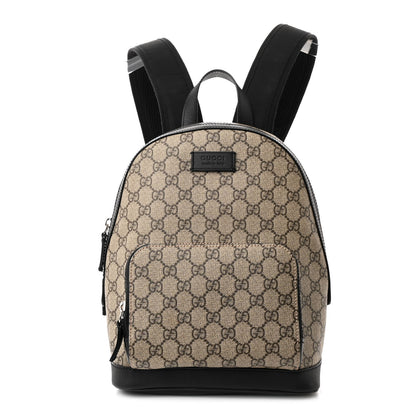 Gucci GG Supreme Monogram Small Eden Day Backpack Black 1 of 10