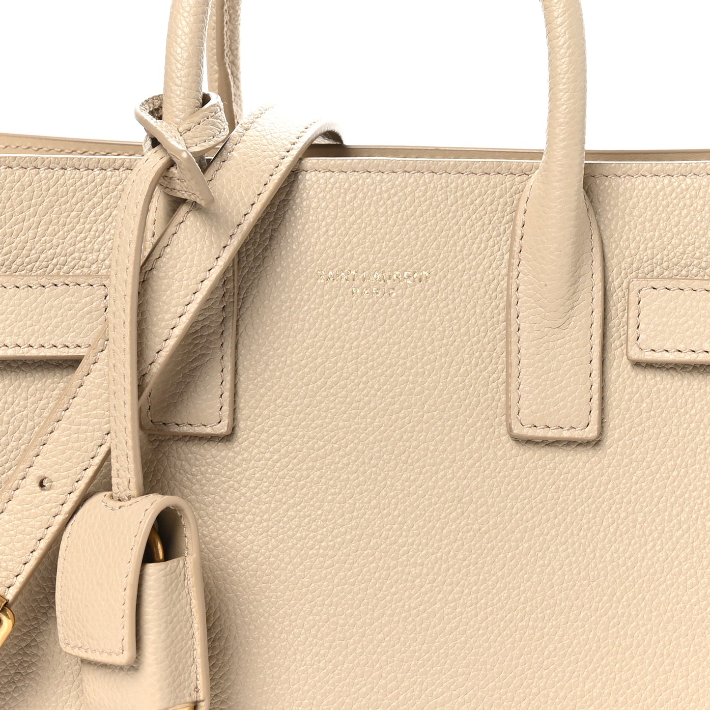 Grained Calfskin Nano Sac De Jour Sea Salt