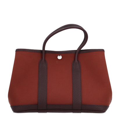 Hermes Toile Militaire Negonda Garden Party 30 TPM Rouge H Ebene 1 of 8