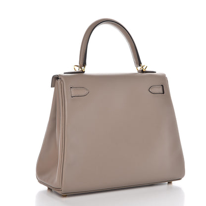 Hermes Swift Kelly Retourne 25 Gris Asphalte 3 of 34