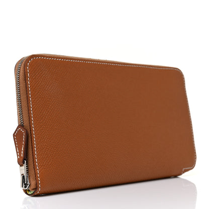 Hermes Epsom Silk'In Wallet Gold Jaune De Naples 3 of 9