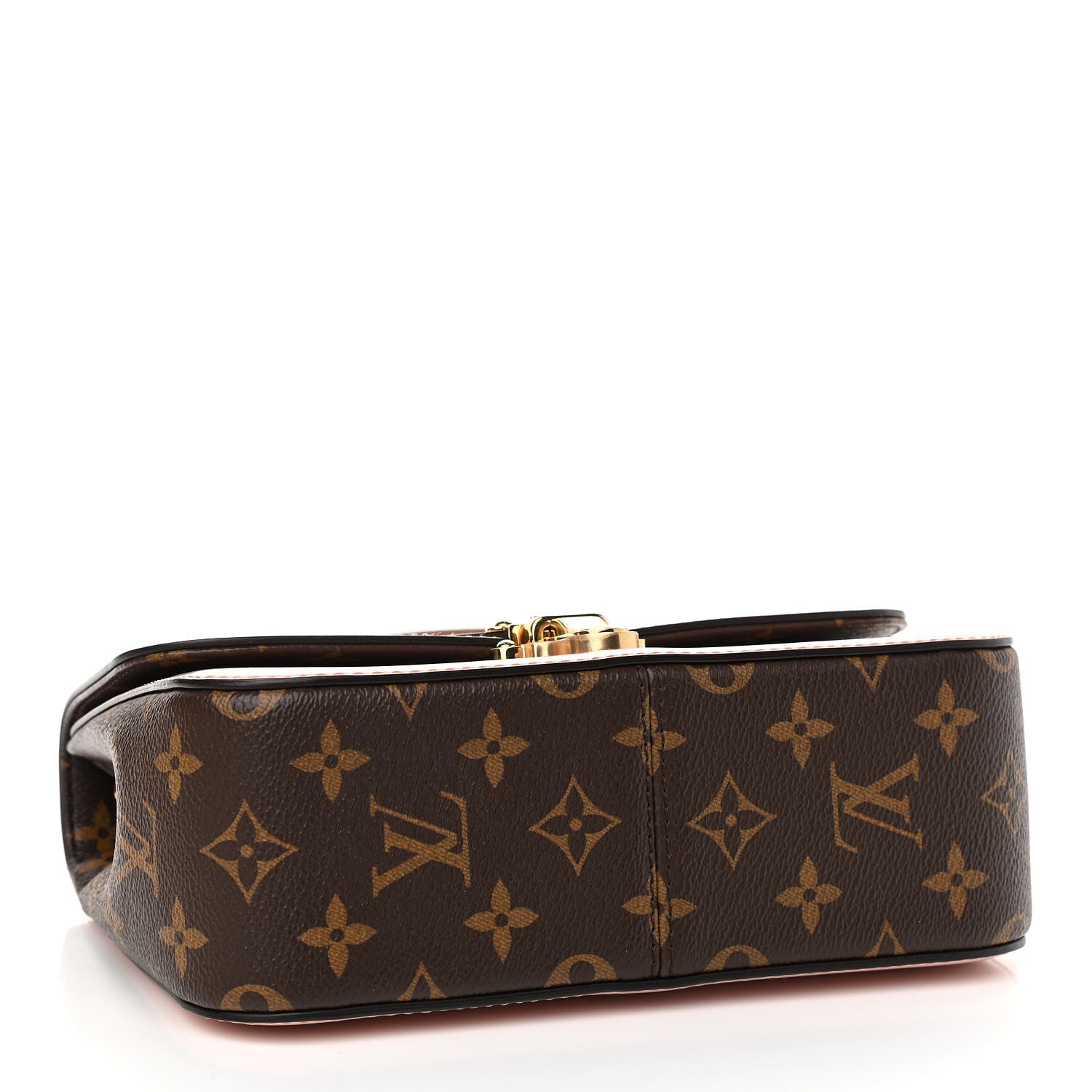 Louis Vuitton Patent Calfskin Monogram Cherrywood BB Rose Ballerine 3 of 12
