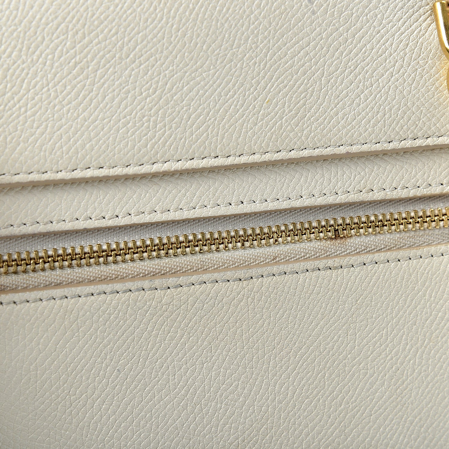 Celine Grained Calfskin Micro Belt Bag White 11 of 13