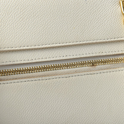 Celine Grained Calfskin Micro Belt Bag White 11 of 13