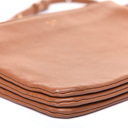 Celine Lambskin Small Trio Crossbody Bag Tan 6 of 15