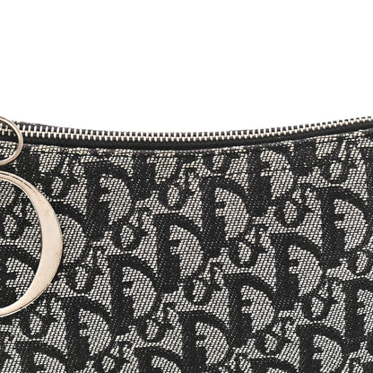 Christian Dior Monogram Shoulder Bag Pochette Black 8 of 10